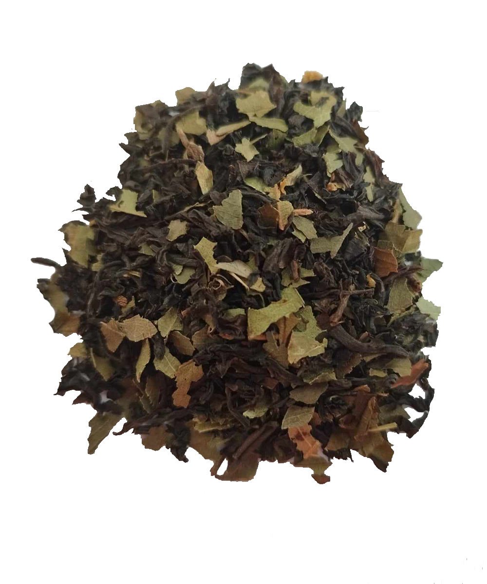 Thé noir citronné : Thé noir, myrte, écorces de citron