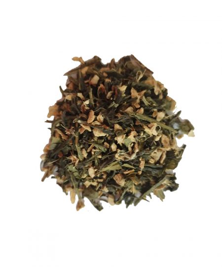 Thé Vert gingembre, saveur mandarine