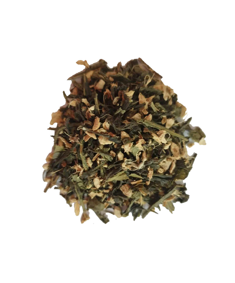 Thé Vert gingembre, saveur mandarine
