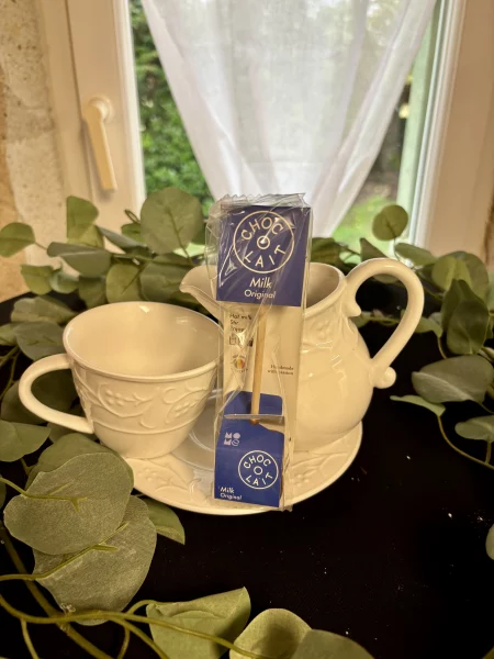 Sucette Chocolat au lait avec ganache